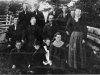 Family of Sam and Mary (Watts) Smith, circa 1900 - First Row: Sandy, Dave, Ada, Harriet, Eliza Second Row: George, Mary, Sam, Eliza Third Row: Ernest, John, Keen, Fred